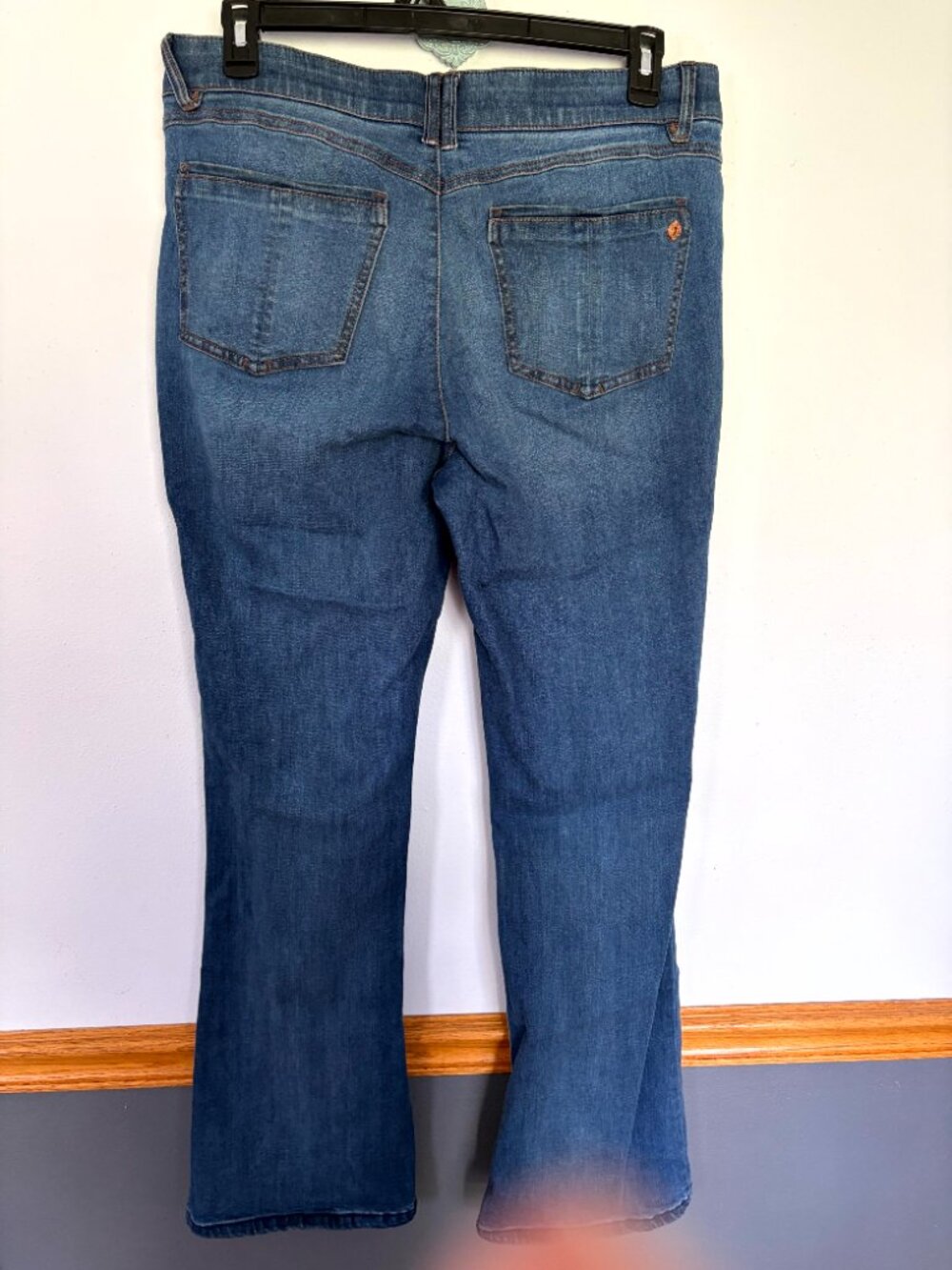 Democracy AB Solutions Women's Size 16 Straight Leg Blue Jeans - Picture 5 of 9